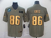 Nike Eagles 86 Zach Ertz 2019 Olive Gold Salute To Service Limited Jersey,baseball caps,new era cap wholesale,wholesale hats